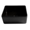 Alfi Brand Black Matte Smooth Apron 24" x 18" Single Bowl Fireclay Farm Sink ABF2418-BM - alternate 10